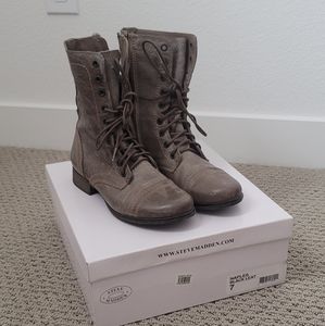 Steve Madden Troopa Leather Boots